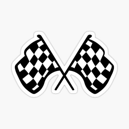 F1 finish race flag