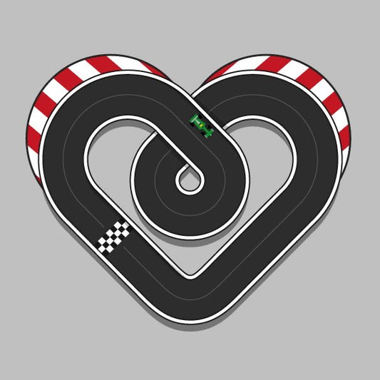 Formula track heart shape